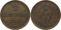 BRAUNSCHWEIG CALENBERG HANNOVER 2 PFENNIG Georg V. 1851-1866. -