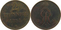 BRAUNSCHWEIG CALENBERG HANNOVER 2 PFENNIG Georg V. 1851-1866. -