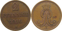 BRAUNSCHWEIG CALENBERG HANNOVER 2 PFENNIG Georg V. 1851-1866. -