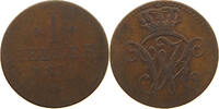 HESSEN KASSEL HELLER Wilhelm II. 1821-1847 -