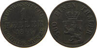 HESSEN KASSEL HELLER Wilhelm I. 1847-1866 -