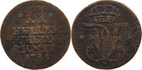 HESSEN KASSEL 2 HELLER FRIEDRICH I. (1730-1751) -