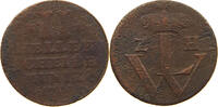 HESSEN KASSEL 2 HELLER Wilhelm VIII. 1751-1760 -