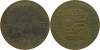 SACHSEN MEININGEN 2 PFENNIG Georg II. (1866-1914) -