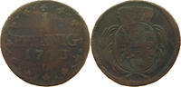SACHSEN ALBERTINISCHE LINIE PFENNIG Friedrich August III. 1763-1806. -