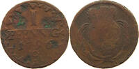 SACHSEN ALBERTINISCHE LINIE PFENNIG Friedrich August III. 1763-1806. -