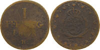 SACHSEN ALBERTINISCHE LINIE PFENNIG Friedrich August I. 1806-1827. -