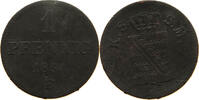 SACHSEN ALBERTINISCHE LINIE PFENNIG 1854 Johann 1854-1873. S 41.87 元  ＋  58.54 元 运费