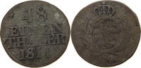 SACHSEN ALBERTINISCHE LINIE 1/48 TALER Friedrich August I. 1806-1827. -