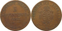 SACHSEN ALBERTINISCHE LINIE 5 PFENNIG 1862 B Johann 1854-1873. S 41.87 元  ＋  58.54 元 运费