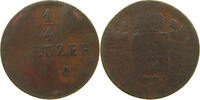 SCHWARZBURG RUDOLSTADT 1/4 KREUZER Friedrich Günther (1807-1867) -