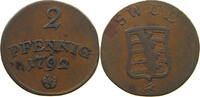 SACHSEN WEIMAR EISENACH 2 PFENNIG Carl August 1775-1828 -