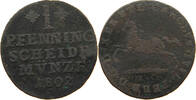 BRAUNSCHWEIG WOLFENBÜTTEL PFENNIG Karl Wilhelm Ferdinand 1780-1806 -