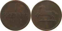 BRAUNSCHWEIG WOLFENBÜTTEL PFENNIG Wilhelm 1831-1884 -