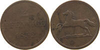 BRAUNSCHWEIG WOLFENBÜTTEL 2 PFENNIG Wilhelm 1831-1884. -