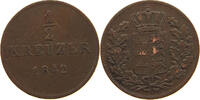 WÜRTTEMBERG 1/2 KREUZER Wilhelm I. (1816-1864) -