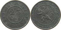 BELGIUM 25 CENTIMES Albert I. 1909-1934 -