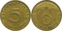 DRITTES REICH 5 REICHSPFENNIG 1938 J SS 50.10 元  ＋  58.37 元 运费