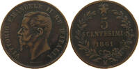 ITALY 5 CENTESIMI Vittorio Emanuele II. (1861-1878) -