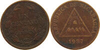 NICARAGUA CENTAVO 1937 S 66.94 元  ＋  58.49 元 运费