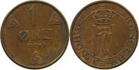 NORWAY 1 ÖRE HAAKON VII. (1905-1957) -