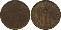 NORWAY 1 ÖRE HAAKON VII. (1905-1957) -