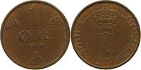 NORWAY 1 ÖRE HAAKON VII. (1905-1957) -