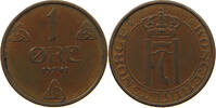 NORWAY 1 ÖRE HAAKON VII. (1905-1957) -