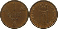 NORWAY 1 ÖRE HAAKON VII. (1905-1957) -