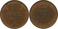 NORWAY 1 ÖRE HAAKON VII. (1905-1957) -