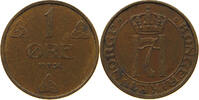 NORWAY 1 ÖRE HAAKON VII. (1905-1957) -