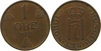 NORWAY 1 ÖRE HAAKON VII. (1905-1957) -