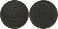 Ersatzmünzen des 1. Weltkrieges 5 PFENNIG 1918 SS 41.71 元  ＋  58.31 元 运费