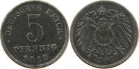 Ersatzmünzen des 1. Weltkrieges 5 PFENNIG 1919 F SS 58.39 元  ＋  58.31 元 运费