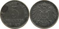 Ersatzmünzen des 1. Weltkrieges 5 PFENNIG 1922 D SS 50.05 元  ＋  58.31 元 运费