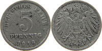 Ersatzmünzen des 1. Weltkrieges 5 PFENNIG 1916 G SS 50.05 元  ＋  58.31 元 运费