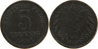 Ersatzmünzen des 1. Weltkrieges 5 PFENNIG 1921 F SS 58.39 元  ＋  58.31 元 运费