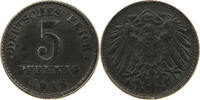 Ersatzmünzen des 1. Weltkrieges 5 PFENNIG 1916 F SS 50.05 元  ＋  58.31 元 运费