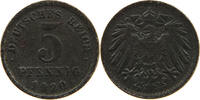 Ersatzmünzen des 1. Weltkrieges 5 PFENNIG 1920 F SS 41.71 元  ＋  58.31 元 运费