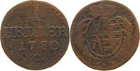SACHSEN ALBERTINISCHE LINIE 1 HELLER Kurfürst Friedrich August III. (1763-1806) -