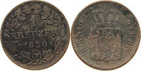 BAYERN 1 KREUZER Maximilian II. Joseph (1848-1864) -