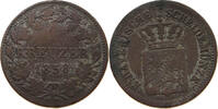 BAYERN 1 KREUZER Maximilian II. Joseph (1848-1864) -