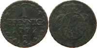 SACHSEN ALBERTINISCHE LINIE 1 PFENNIG Kurfürst Friedrich August III. (1763-1806) -
