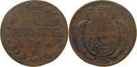 SACHSEN ALBERTINISCHE LINIE 1 PFENNIG Friedrich August III. (1763-1806) -