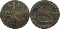 BRAUNSCHWEIG WOLFENBÜTTEL 1 PFENNIG 1793 Karl Wilhelm Ferdinand 1780-180... 75.30 元  ＋  58.49 元 运费