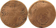 SACHSEN ALBERTINISCHE LINIE 1 PFENNIG Friedrich August I. (1806-1827) -