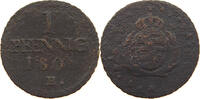 SACHSEN ALBERTINISCHE LINIE 1 PFENNIG Friedrich August I. (1806-1827) -