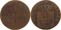 BRANDENBURG PREUSSEN 1 PFENNIG Friedrich Wilhelm III. (1797-1840) -