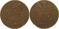 FRANKFURT 1 PFENNIG 1821 S 58.57 元  ＋  58.49 元 运费