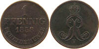 BRAUNSCHWEIG CALENBERG HANNOVER 1 PFENNIG Georg V. (1851-1866) -